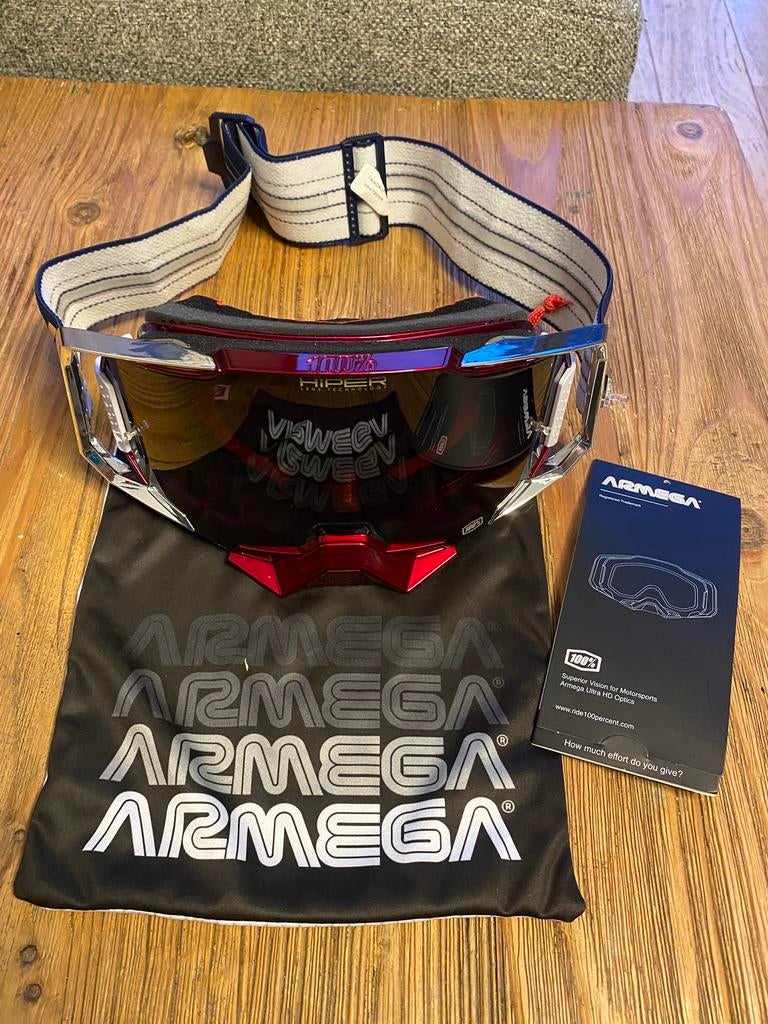 Masque VTT / moto homme Armega 100%, Enlèvement, Neuf, Homme