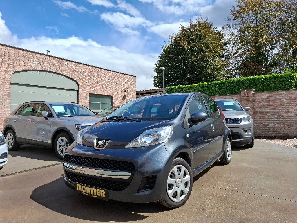 Peugeot 107, 5-deurs,1.0i,Amper 88000km,Airco,Garantie, Autos, Peugeot, Achat, Entreprise, Entretenue par le concessionnaire, Noir