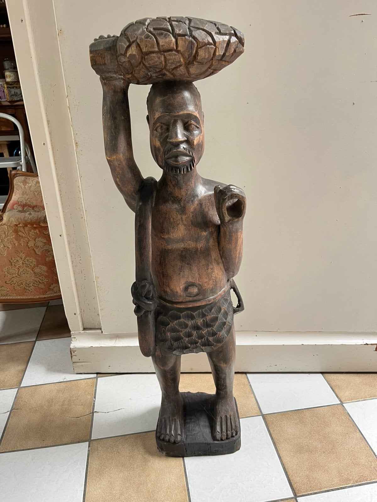 Afrikaans beeld, Ophalen