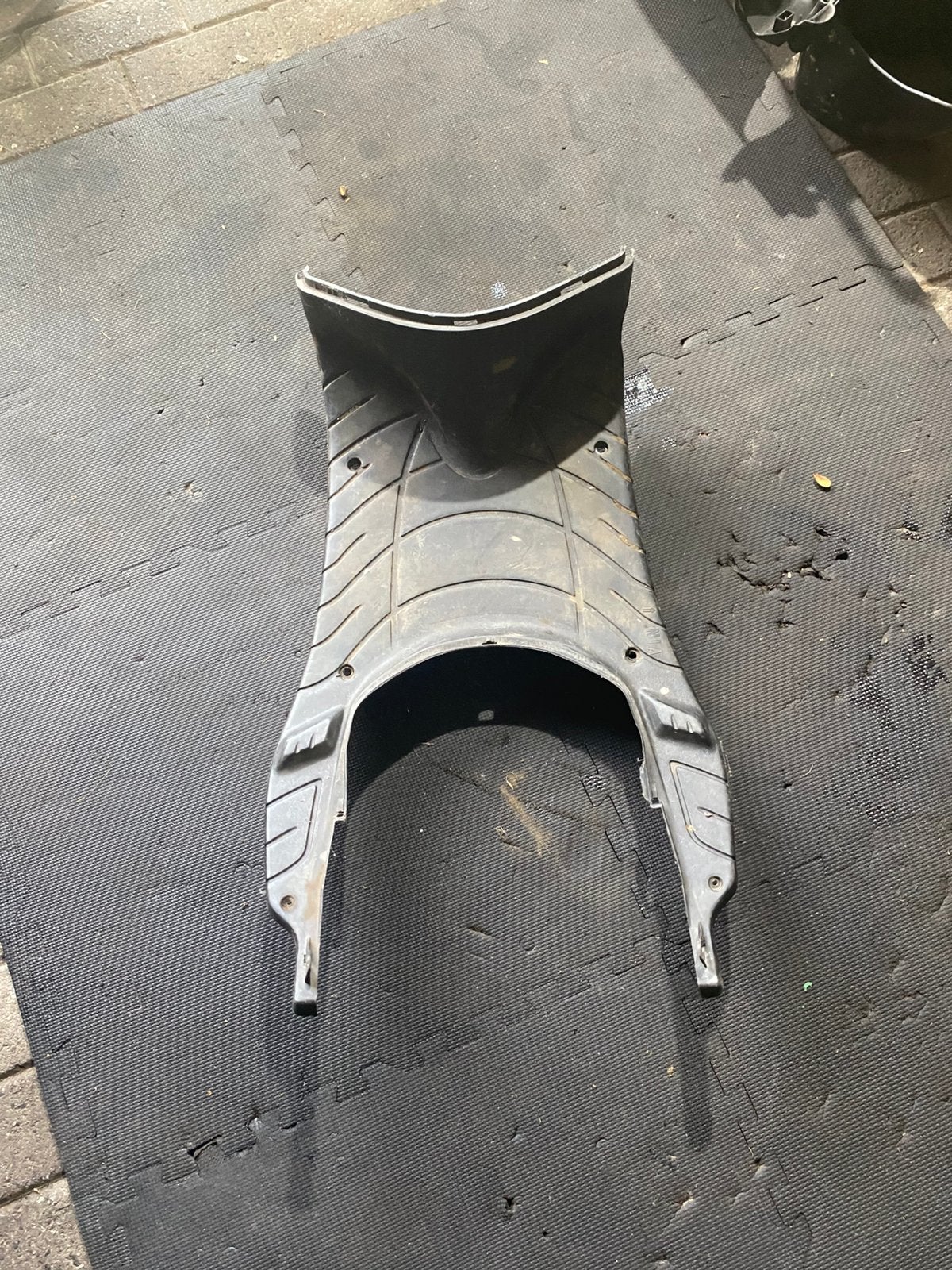 Piaggio zip treeplank, Ophalen