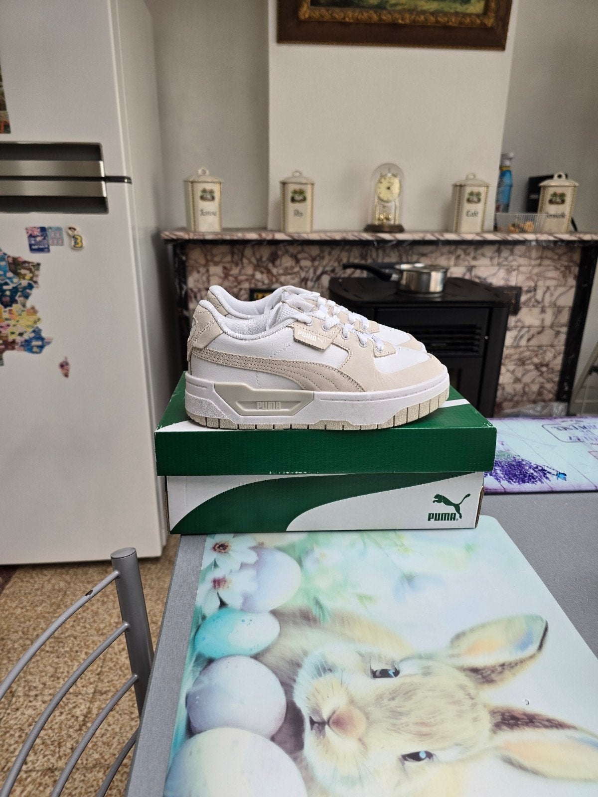Basket beige/blanc modèle Cali Puma, Neuf, Puma, Sneakers et Baskets, Enlèvement