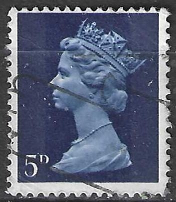 Grande-Bretagne 1967/1970 - Yvert 477 - Elisabeth II (ST), Timbres & Monnaies, Envoi, Affranchi