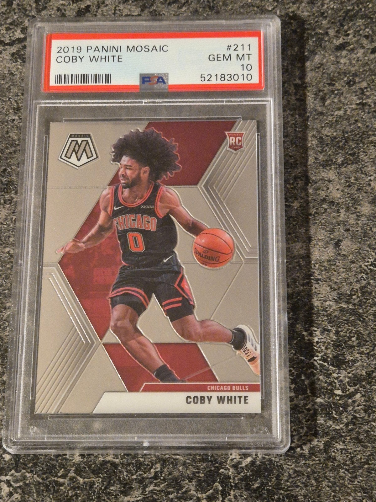 2019-20 Panini Mosaic Coby White Rookie Card (#211), Ophalen of Verzenden