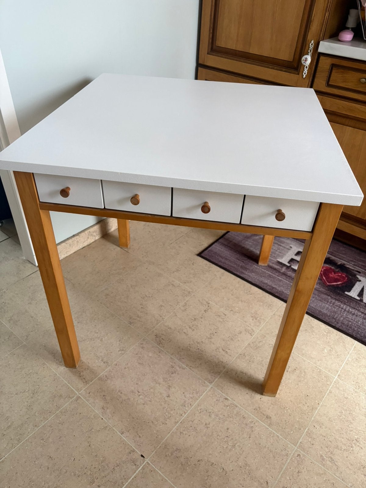 Table de cuisine a 6 tiroirs, Maison & Meubles, Enlèvement, Comme neuf