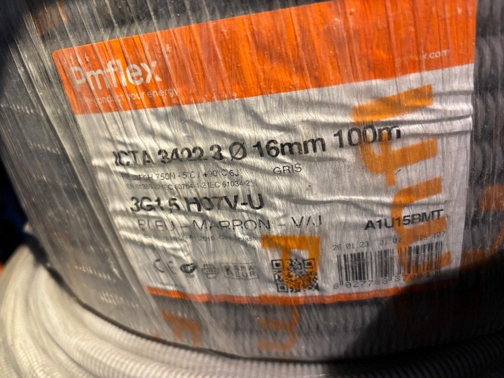 Flexkabel 3G x 1.5, Doe-het-zelf en Bouw, Ophalen of Verzenden, Nieuw, Overige merken, Kabel of Snoer