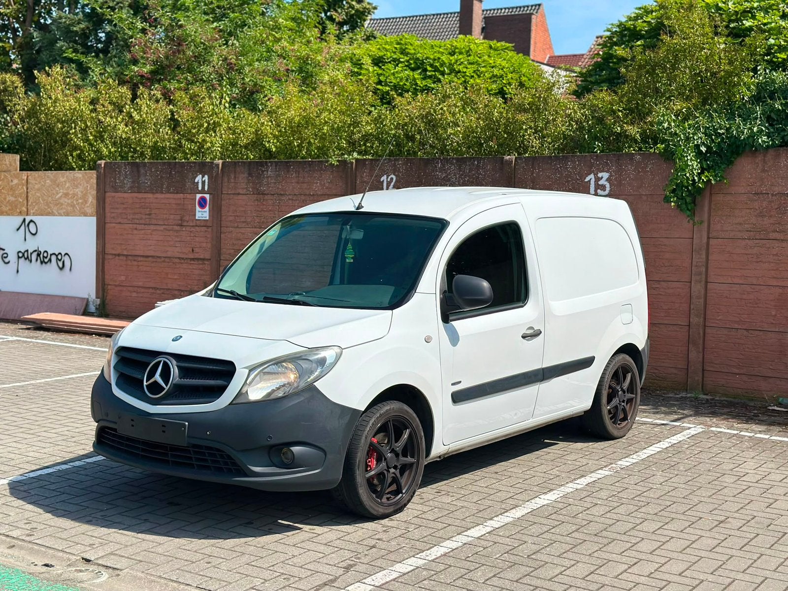 Mercedes-Benz Citan 1.6 Diesel Euro 5, Voorwielaandrijving, Euro 5, Stof, Zwart
