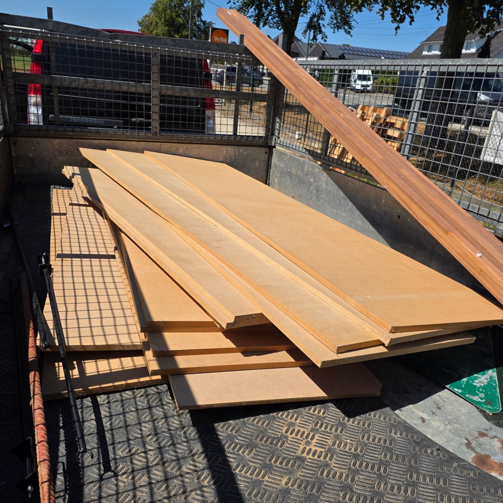 MDF platen, Jardin & Terrasse, Terrasses, Enlèvement, Utilisé, Bois