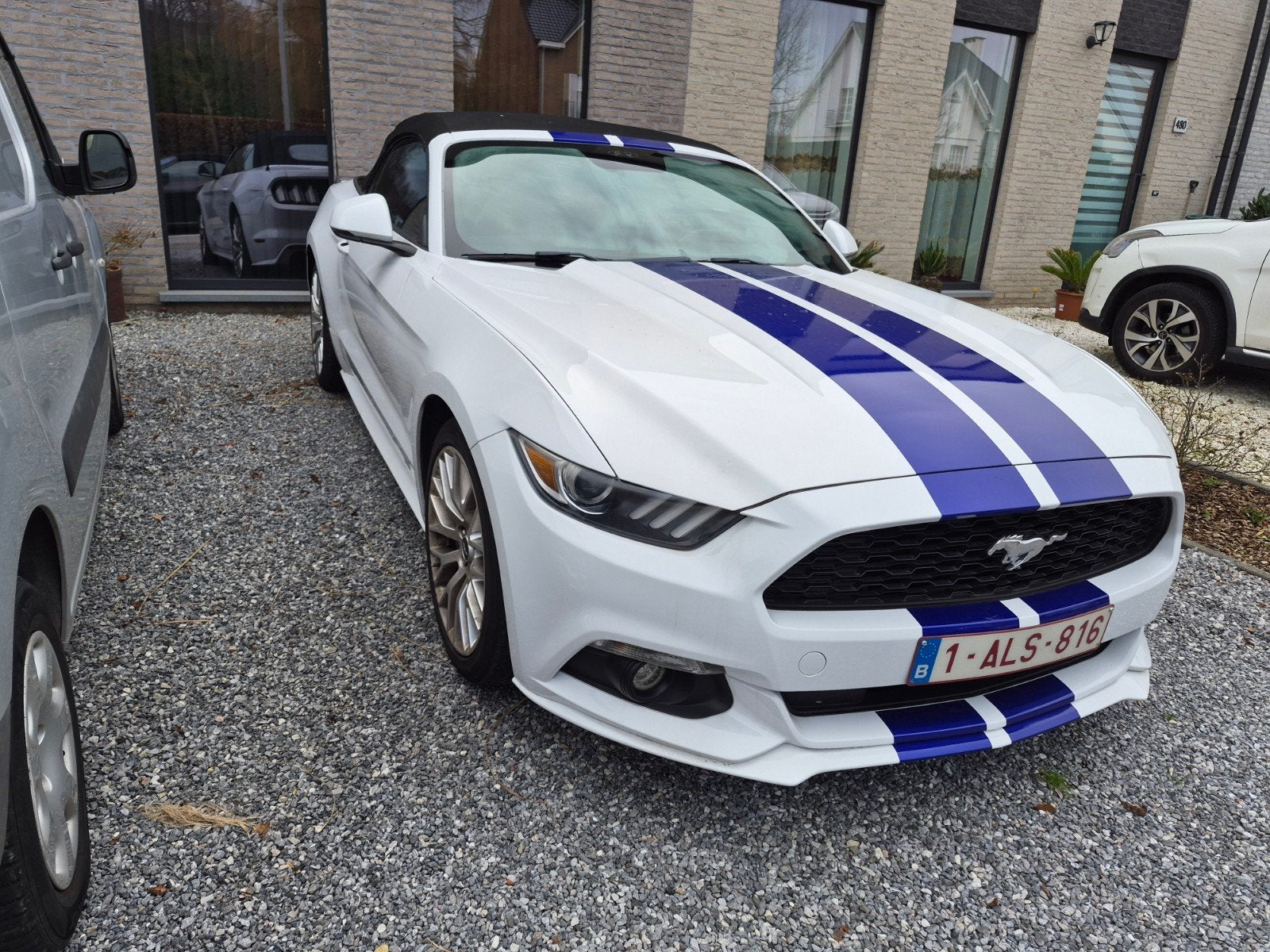 Mustang cabrio - nieuwe motor !!!, Automaat, Adaptive Cruise Control, Achterwielaandrijving, Zwart