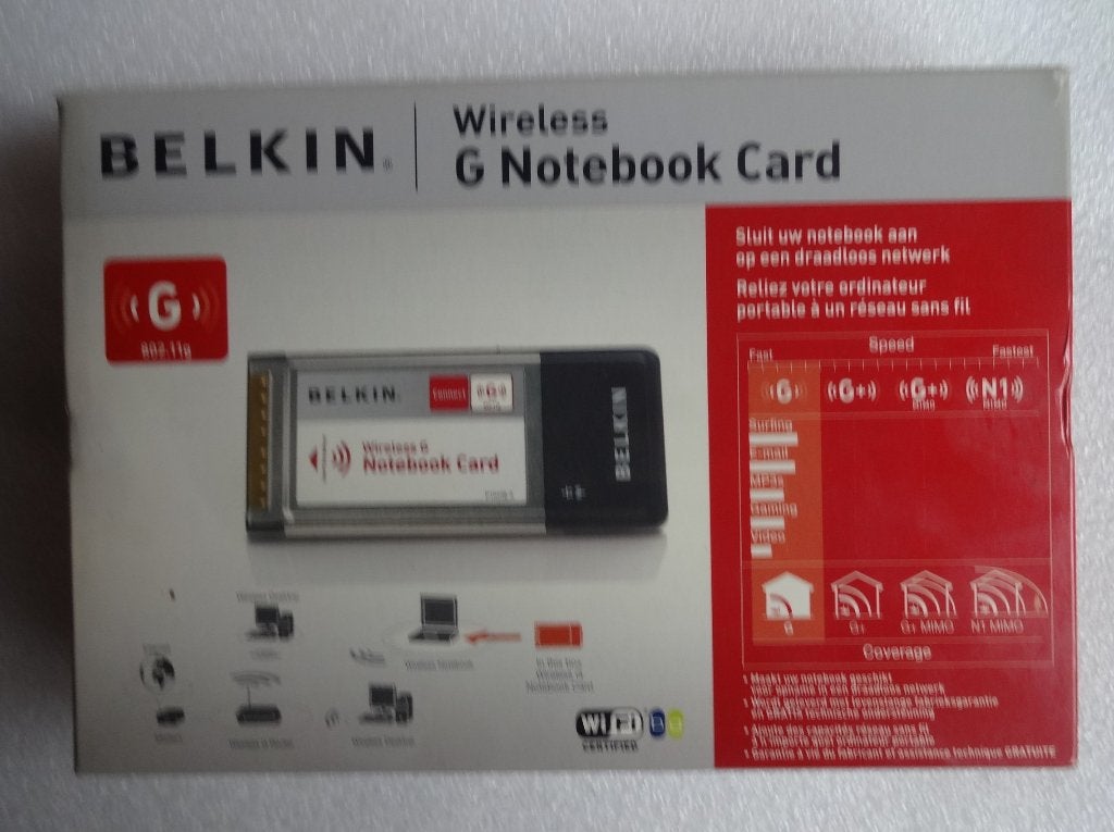 Belkin kaart, Ophalen of Verzenden