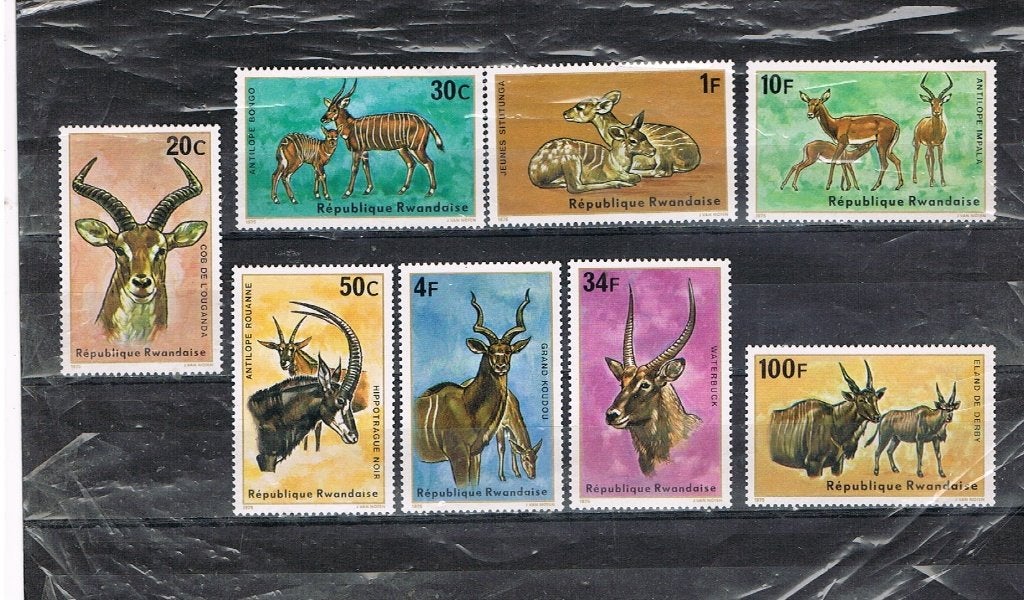 REP.RWANDA: FAUNA-REEKS POSTFRIS, Postzegels en Munten, Ophalen of Verzenden, Dier of Natuur