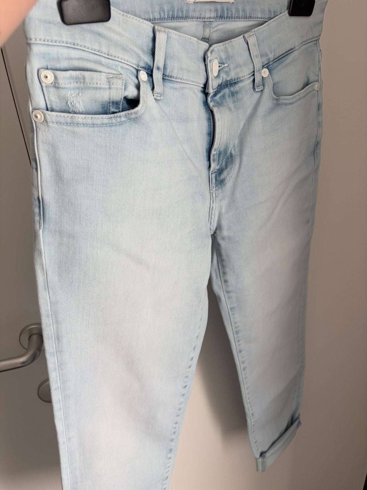 7 for all mankind straight leg jeans maat 27, Kleding | Dames, Spijkerbroeken en Jeans, Ophalen of Verzenden, Zo goed als nieuw