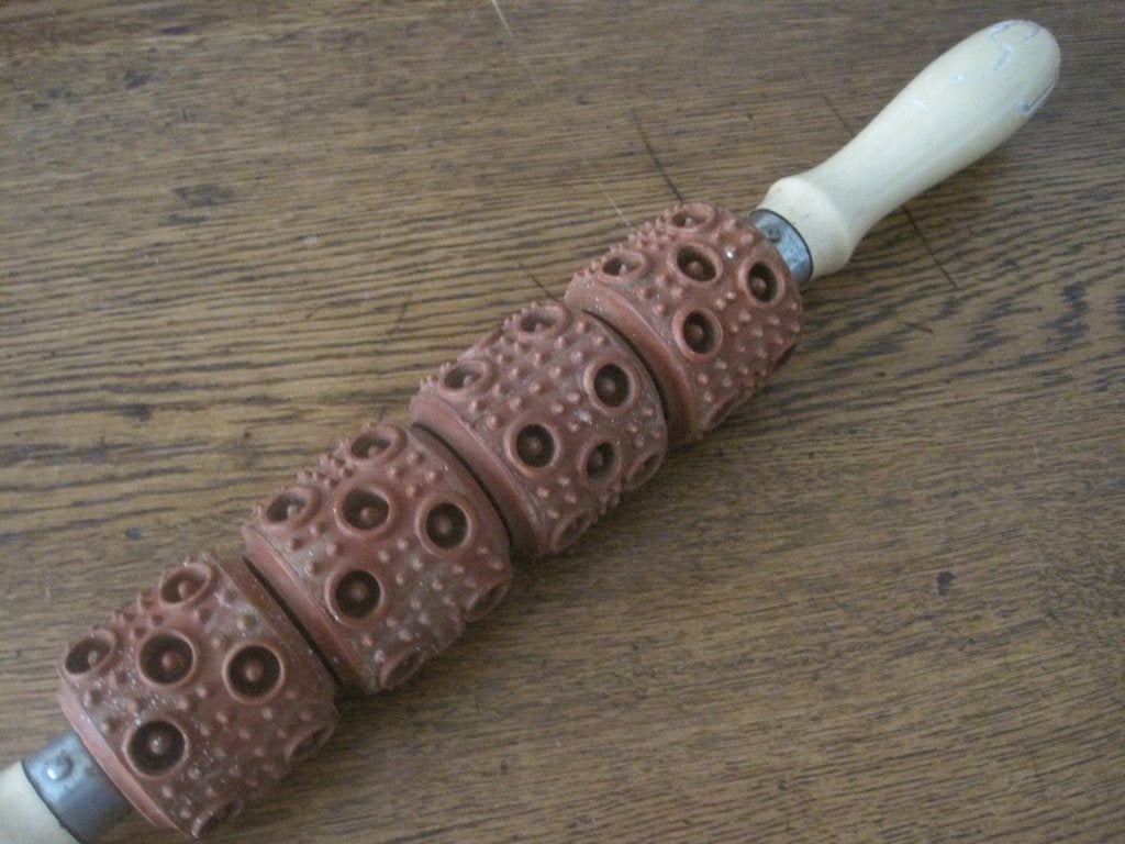 antieke oude Duitse massagerol 1920-1950, Ophalen of Verzenden