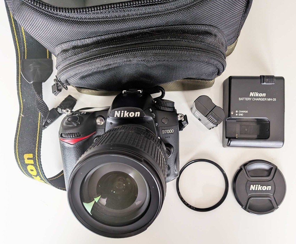 Nikon D7000 noir zoom 18-105 3,5-5,6, Ophalen, Zo goed als nieuw, Geheugenkaart, Nikon