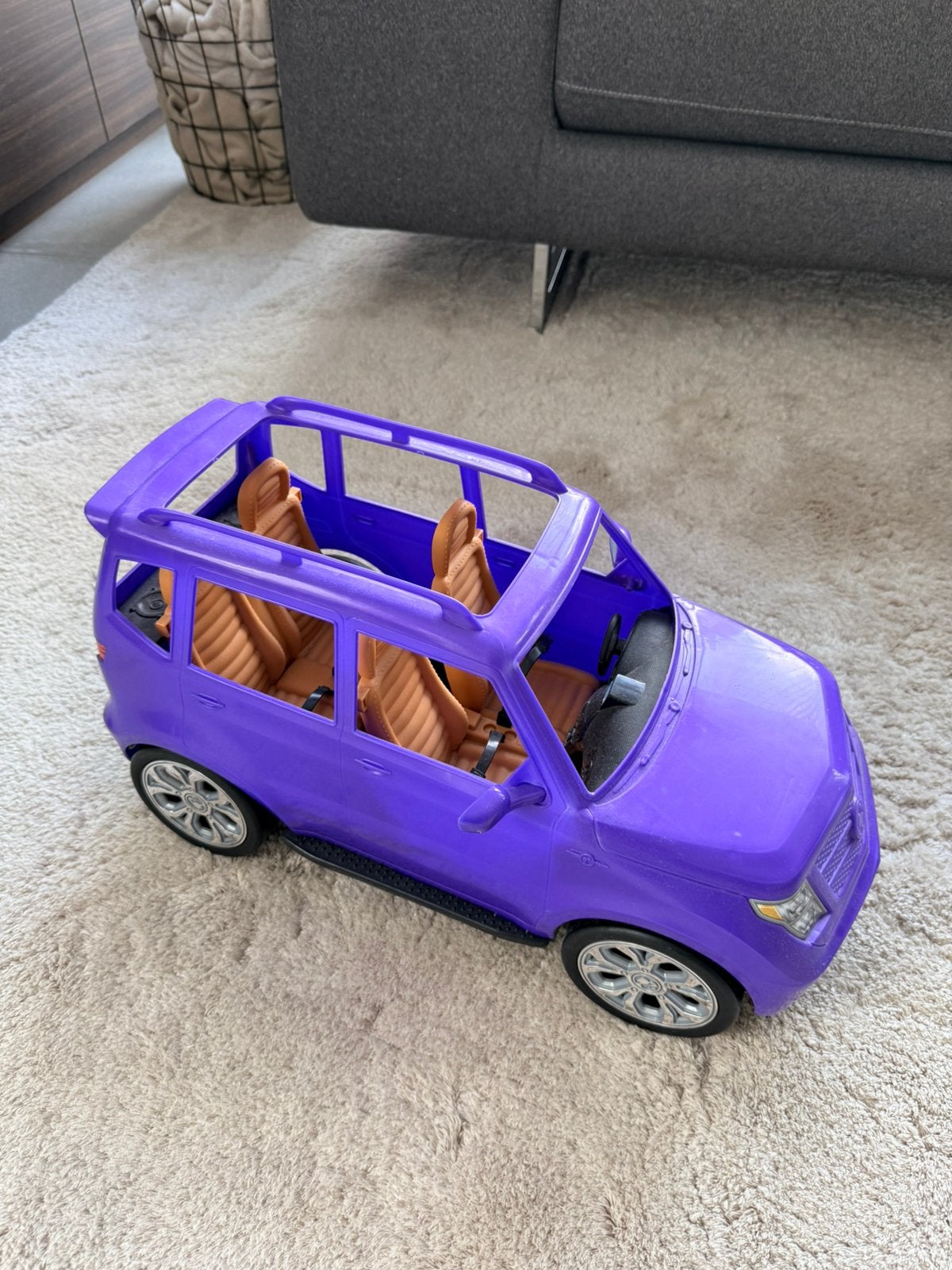 Barbie auto, Ophalen, Zo goed als nieuw