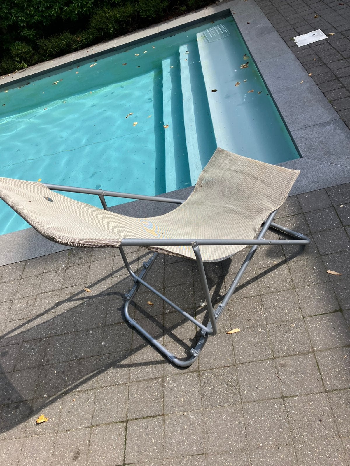 Tuinstoel/zetel zeer plat, Tuin en Terras, Hangmatten, Ophalen, Eenpersoons, Binnen, Gebruikt