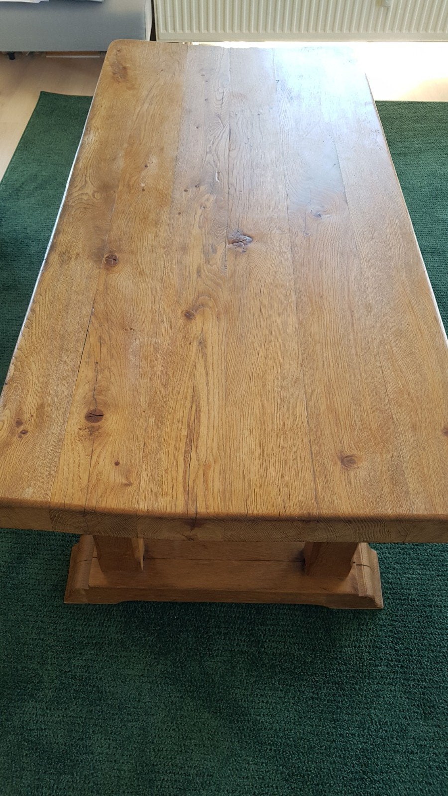 vol eiken salontafel, Huis en Inrichting, Tafels | Salontafels, Ophalen