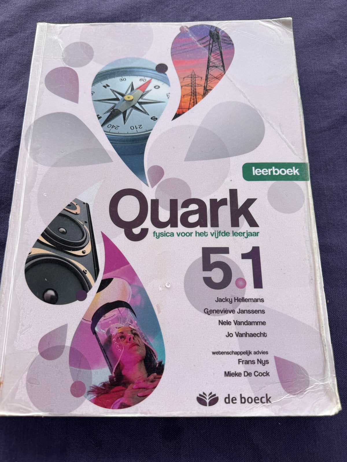 Quark fysica 5 de jaar Hellemans - Leerboek, Boeken, Gelezen, Overige vakken, ASO, Ophalen of Verzenden
