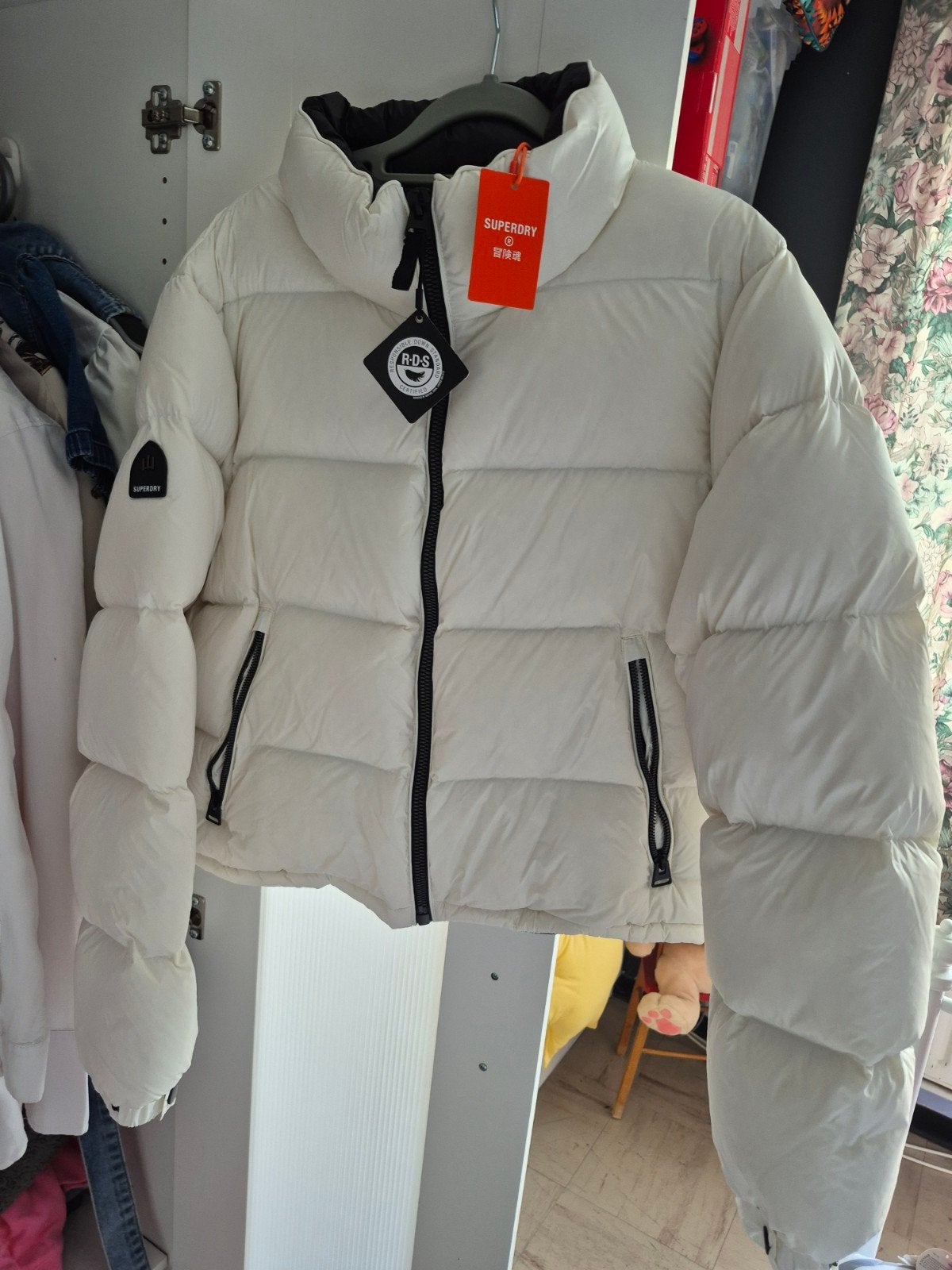 nieuw jas superdry maat 40, Kleding | Dames, Jassen | Winter, Ophalen of Verzenden, Maat 38/40 (M)