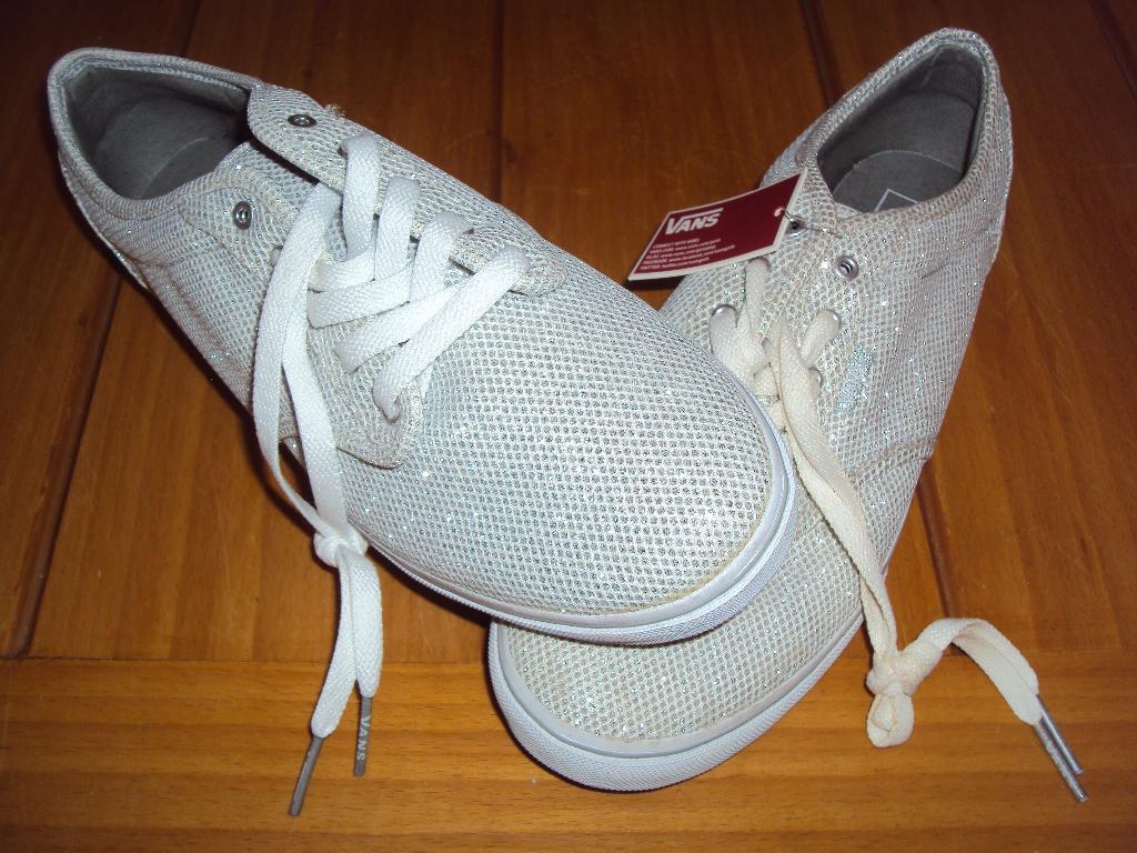 Vans, zilverkleurige, glitter vans, maat 42 ** NIEUW **, Ophalen of Verzenden