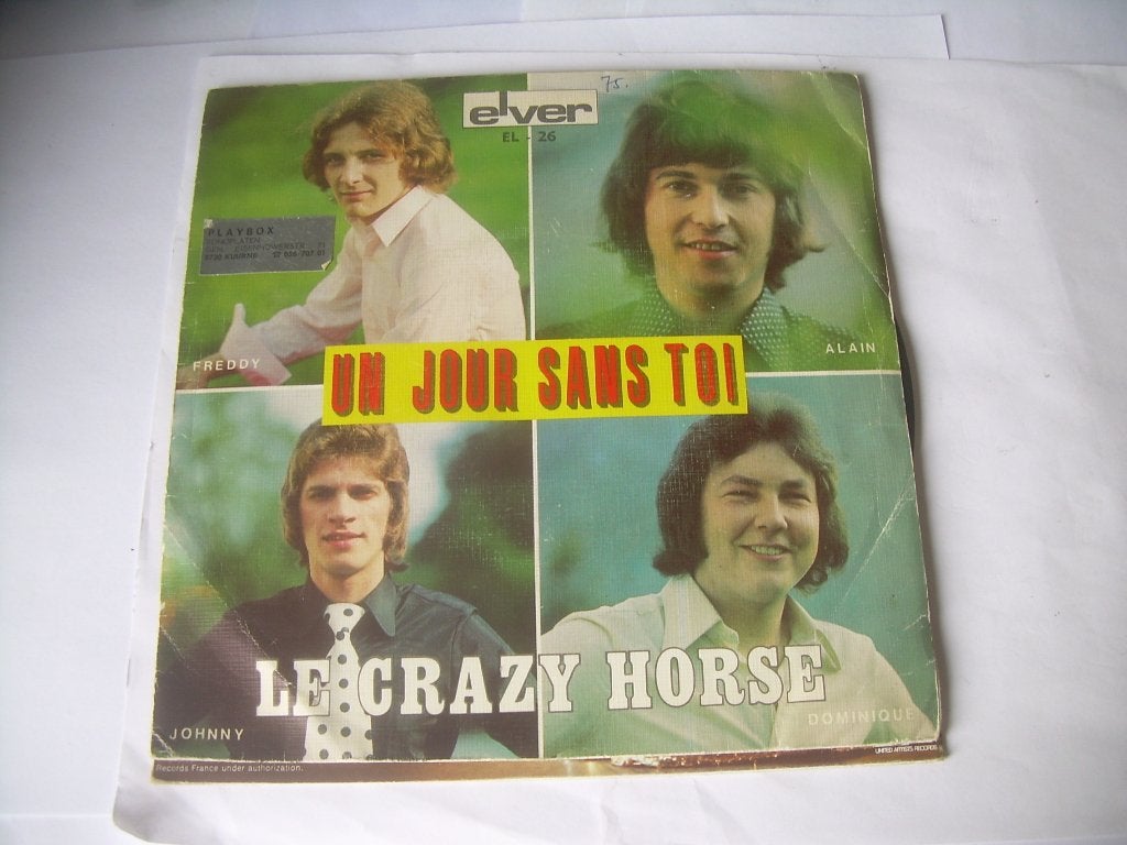 SINGLE 45T - Le Crazy Horse - Un Jour Sans Toi, Enlèvement ou Envoi, 7 inch, Comme neuf, Pochette photo