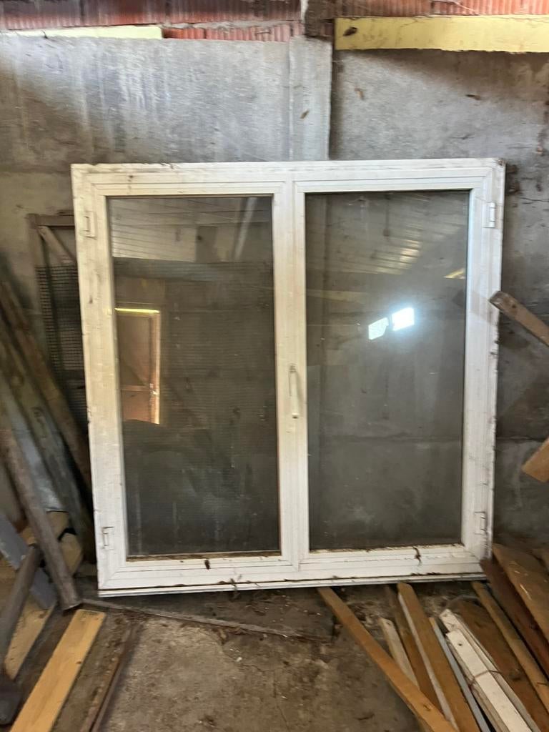 Te koop, alluminum raam, Ophalen, Gebruikt, 120 tot 160 cm, 120 tot 160 cm