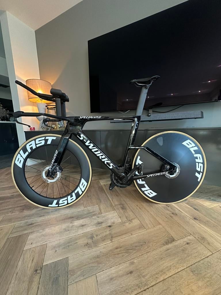 Shiv tt maat L, Ophalen, Zo goed als nieuw, Carbon