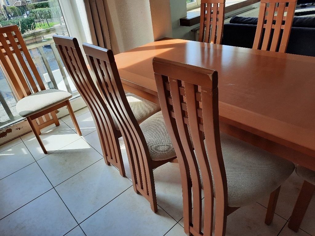 stoelen 8 of 10 stuks GRATIS AFHALEN, Huis en Inrichting, Stoelen, Ophalen, Gebruikt, Overige kleuren, Stof