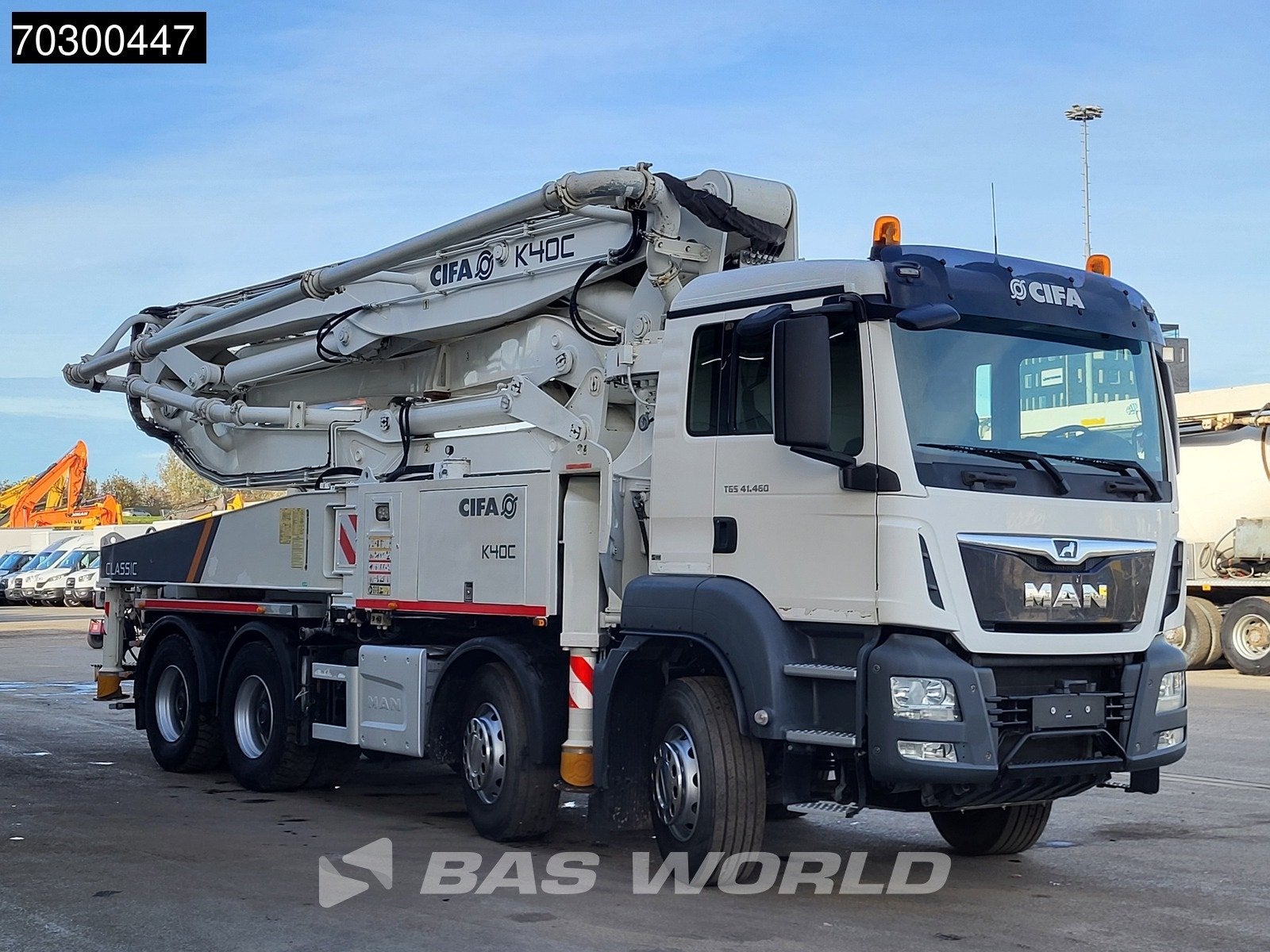 MAN TGS 41.460 8X4 CIFA K40C-PU1607 Pump 935hours! Big-Axle, 460 ch, Achat, Euro 6, Entreprise