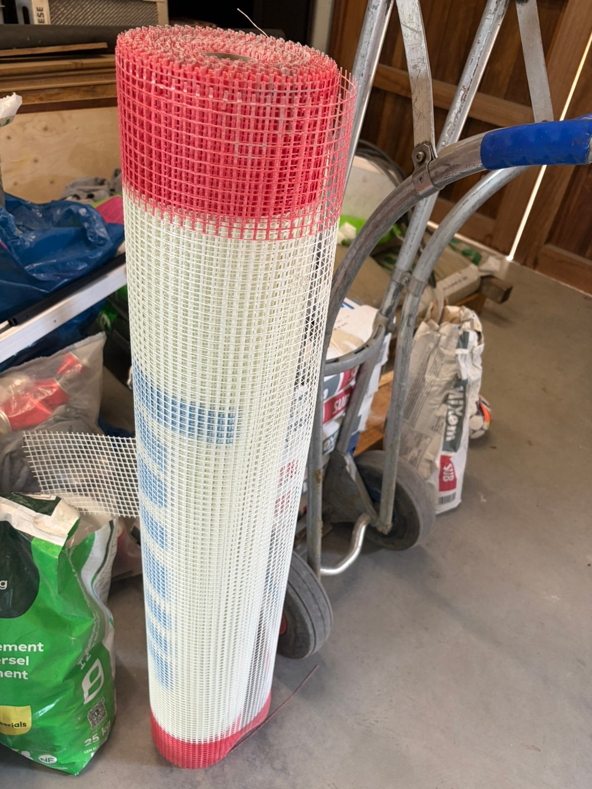 Knauf Autex wapeningsnet voor buiten gitex, Doe-het-zelf en Bouw, Ophalen, Zo goed als nieuw