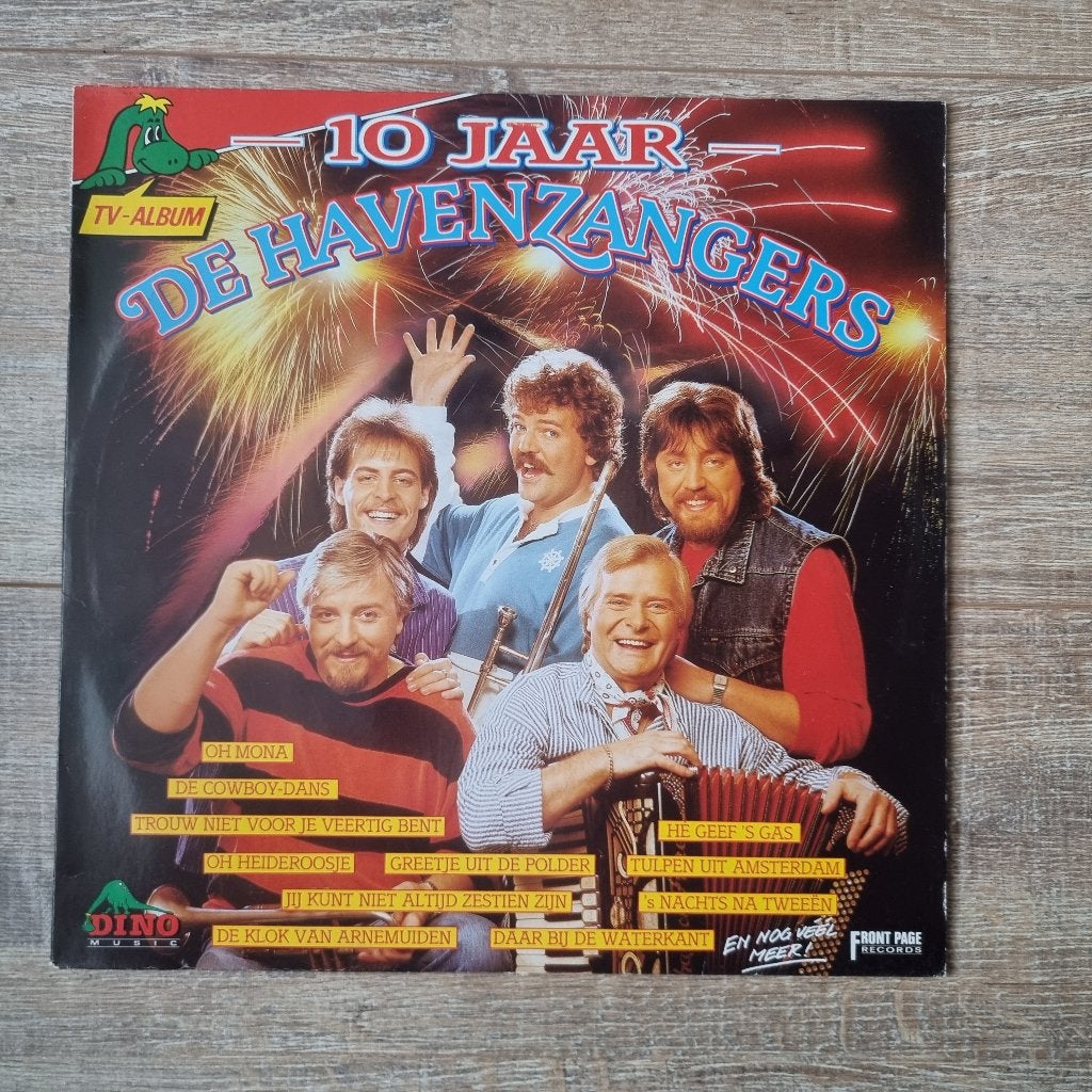 LP De Havenzangers - 10 jaar, Cd's en Dvd's, Vinyl | Nederlandstalig, LP, Gebruikt, Ophalen of Verzenden, Levenslied of Smartlap