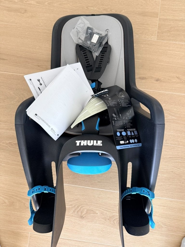 NIEUW - Fietsstoel Thule Ride Along frame mount, Fietsen en Brommers, Ophalen, Achterzitje, Voetsteuntjes, 15 t/m 36 kg