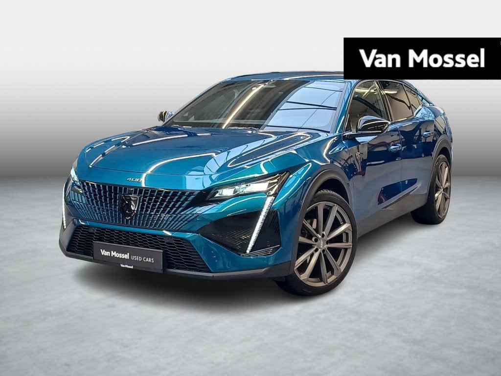 Peugeot 408 1.2T AT8 GT + Leder + 360cam + Verwarmde voorr, Auto's, Peugeot, Gebruikt, Blauw, 5 zetels, 5 deurs