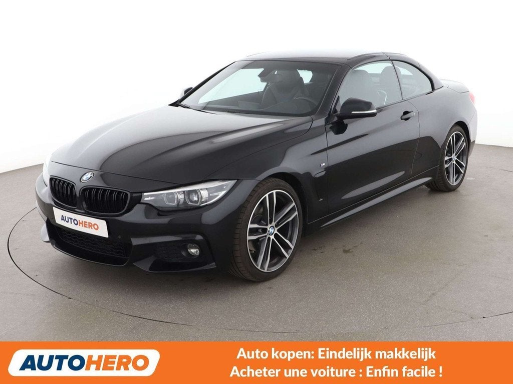 BMW 4 Serie 420 420i M Sport (année de construction 2017), Autos, BMW, Achat, 135 kW, Cabriolet, Noir