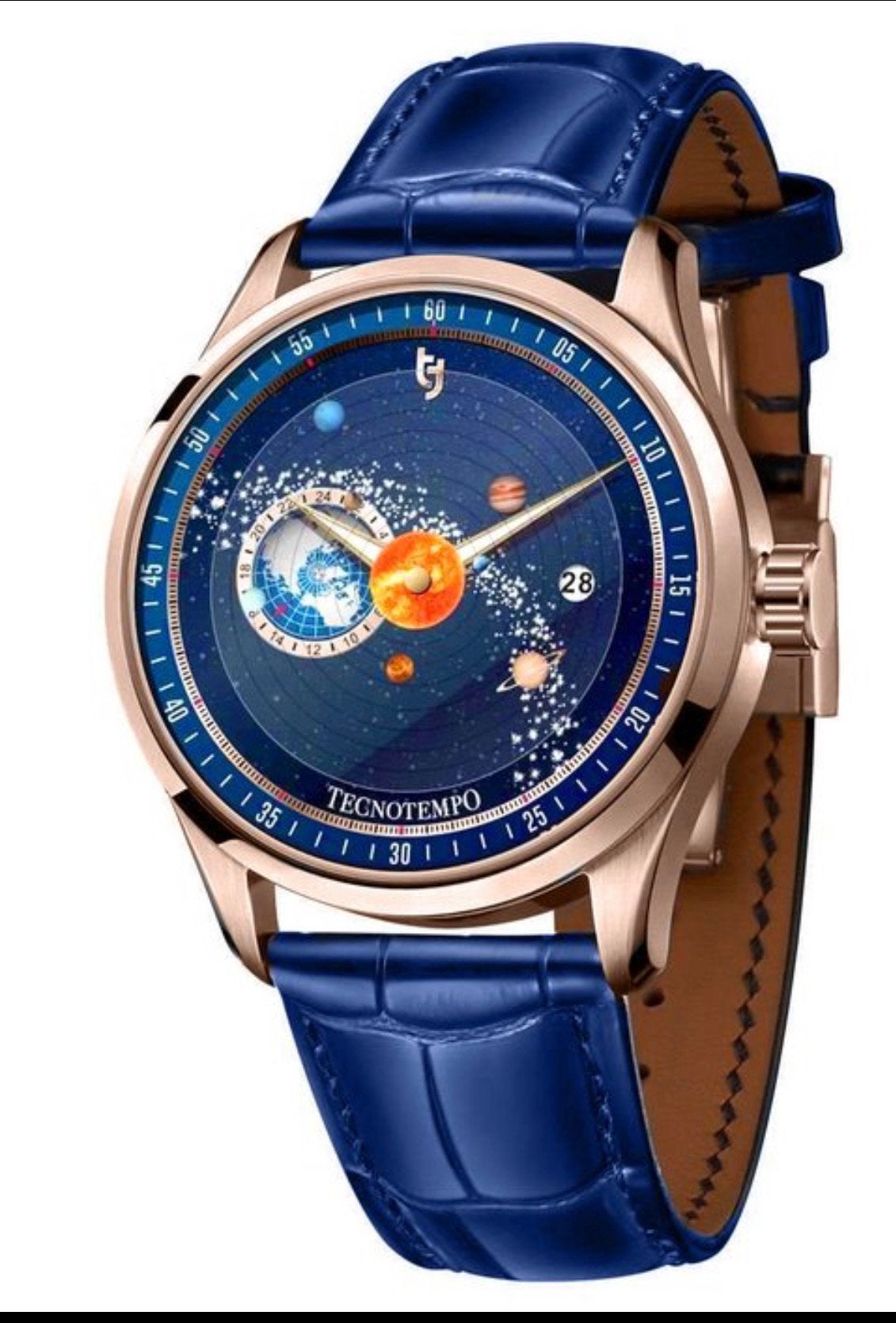 Système solaire Tecnotempo Dynamic Automatic, Enlèvement ou Envoi, Neuf, Montre-bracelet