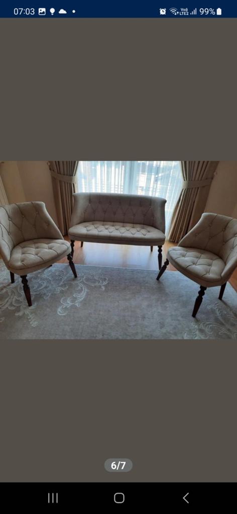 -1 fauteuil 2 pers zit
- 2 fauteuils zit stoelen als nieuw., Huis en Inrichting, Ophalen