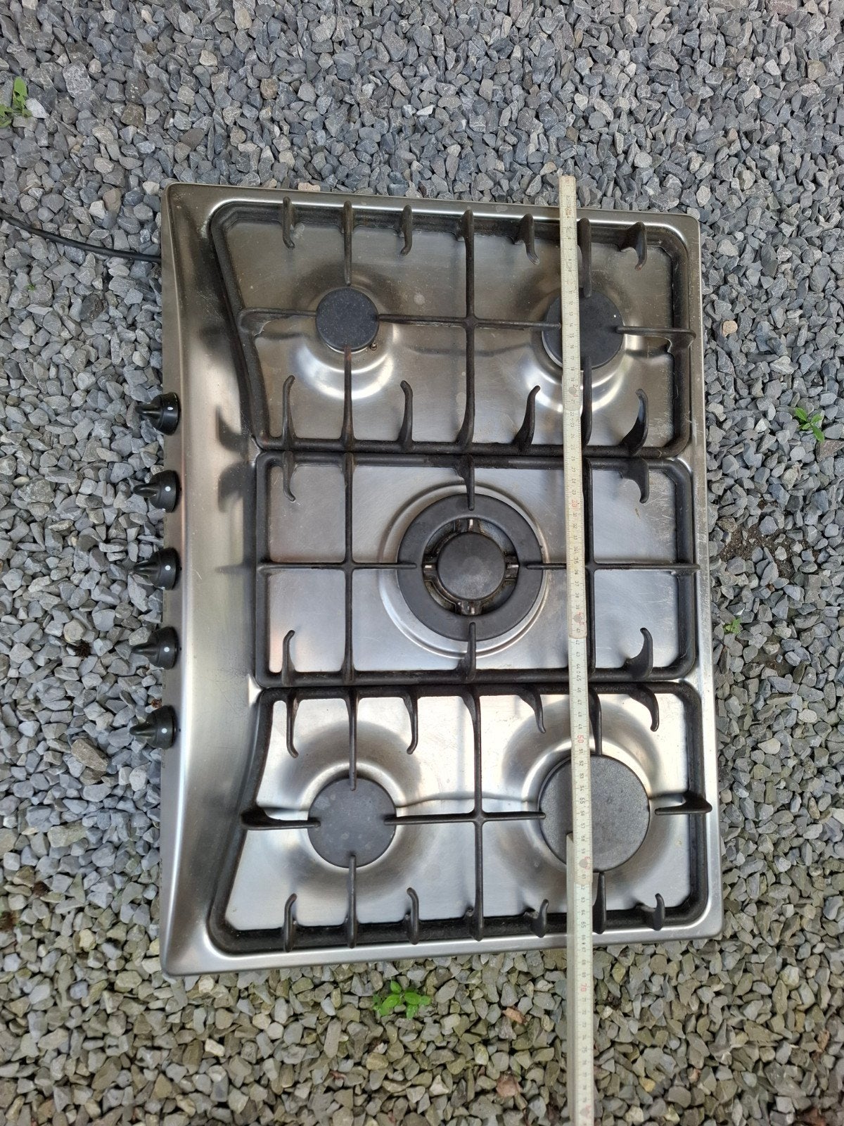 Kookplaat gas, Ophalen, Gas