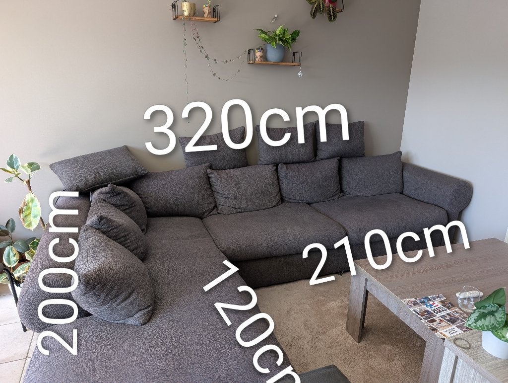 Comfortabel zitbank, afhalen door koper, Ophalen, Gebruikt, Hoekbank, Hout