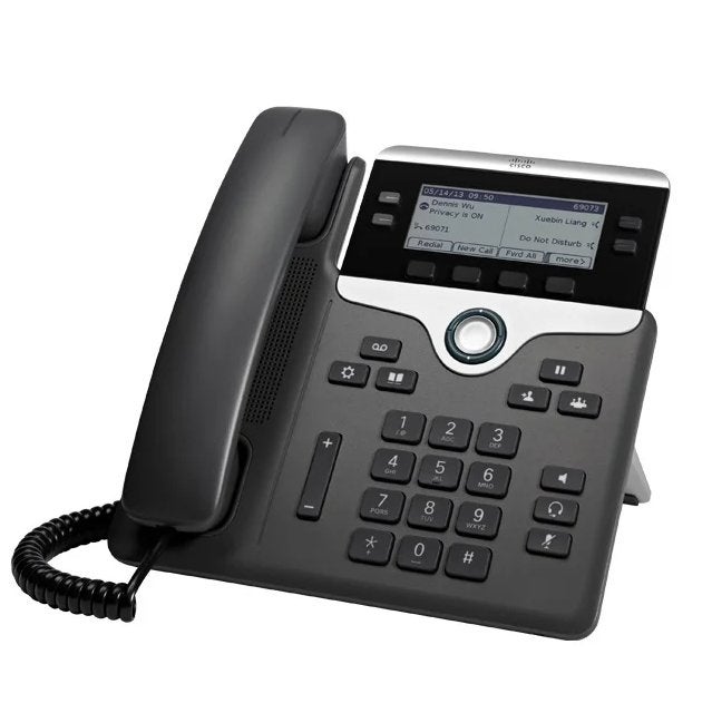 Cisco 7841 IP telefoon Zwart Zilver, Telecommunicatie, Datacommunicatie en VoIP, Verzenden, Zo goed als nieuw, Telefoon