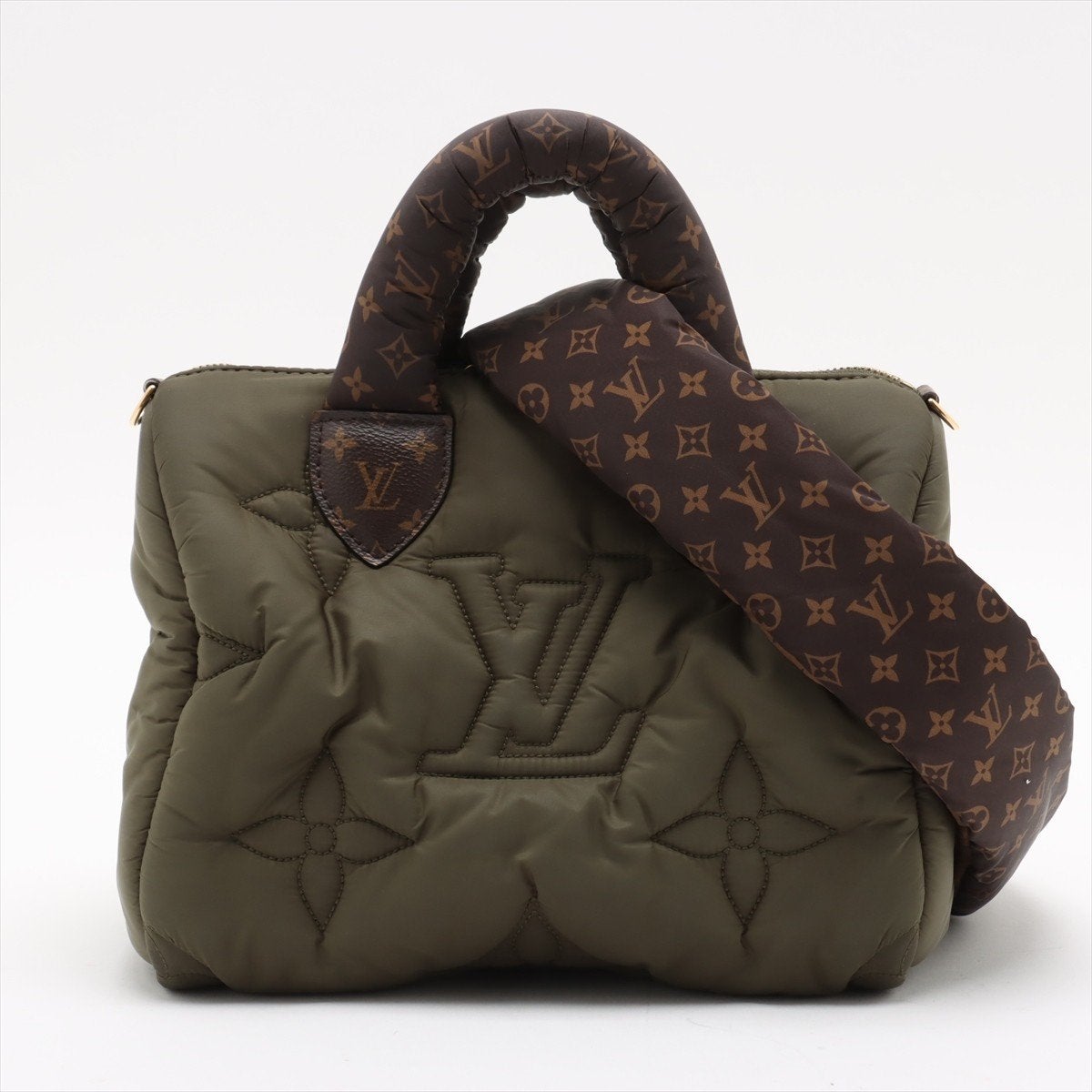 Louis Vuitton Speedy 25 kussentas, Ophalen of Verzenden, Gebruikt, Groen, Handtas