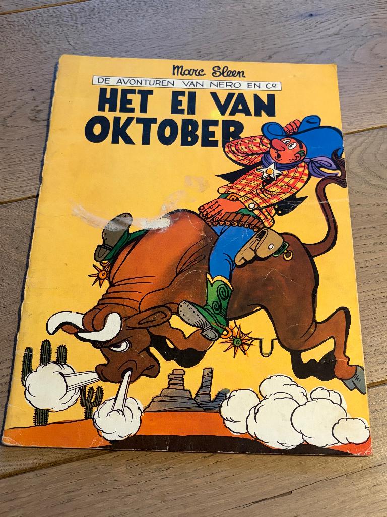 Nero en Co - Het ei van oktober, Boeken, Eén stripboek, Ophalen of Verzenden, Gelezen, Marc Sleen