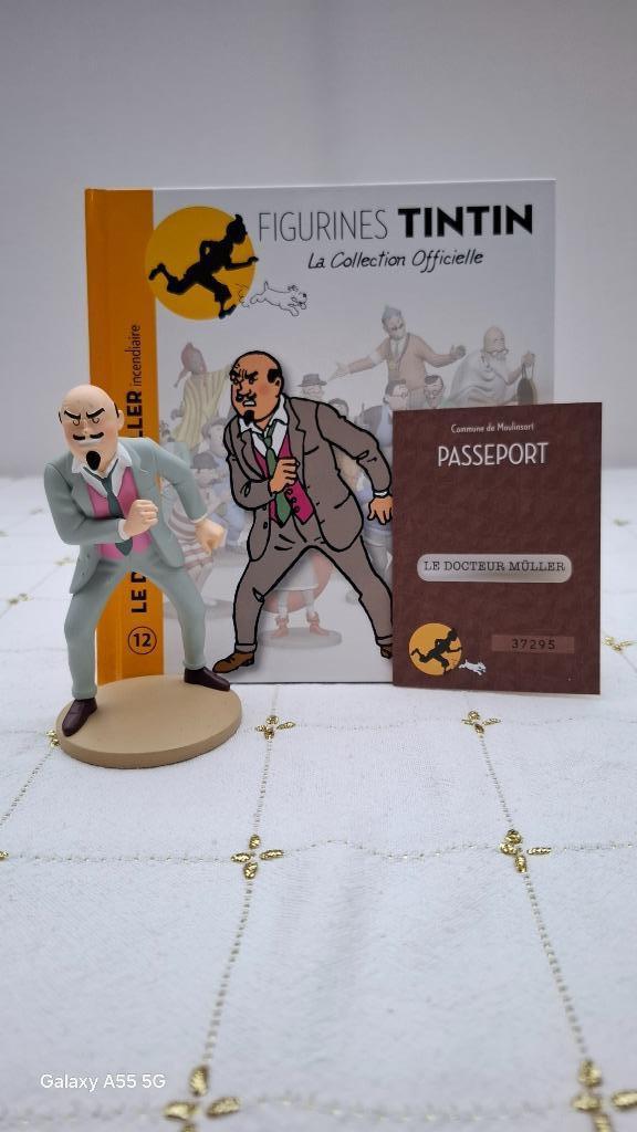 Kuifje Tintin 12, Enlèvement ou Envoi, Tintin, Comme neuf, Statue ou Figurine