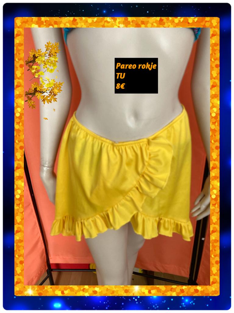 Pareo rokje TU, Enlèvement ou Envoi, Comme neuf, Jaune, Autres types