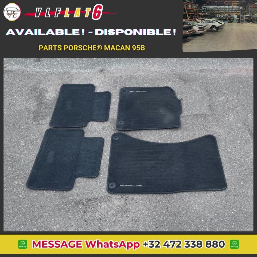 Tapis velours Porsche Macan 95B, Autos : Divers, Tapis de voiture, Utilisé, Enlèvement ou Envoi