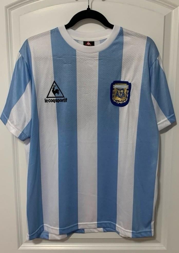 Argentinië Diego Maradona Origineel WorldCup Finale 1986, Enlèvement ou Envoi, Comme neuf, Maillot