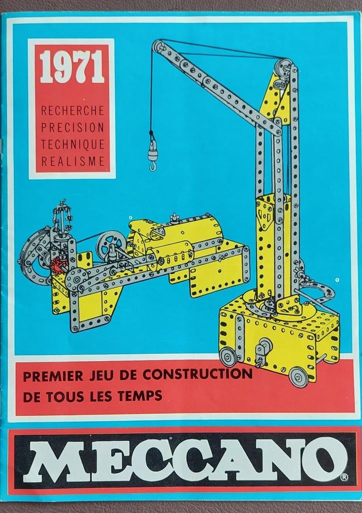 Prospectus. Meccano 1971, Hobby & Loisirs créatifs, Enlèvement ou Envoi, Comme neuf