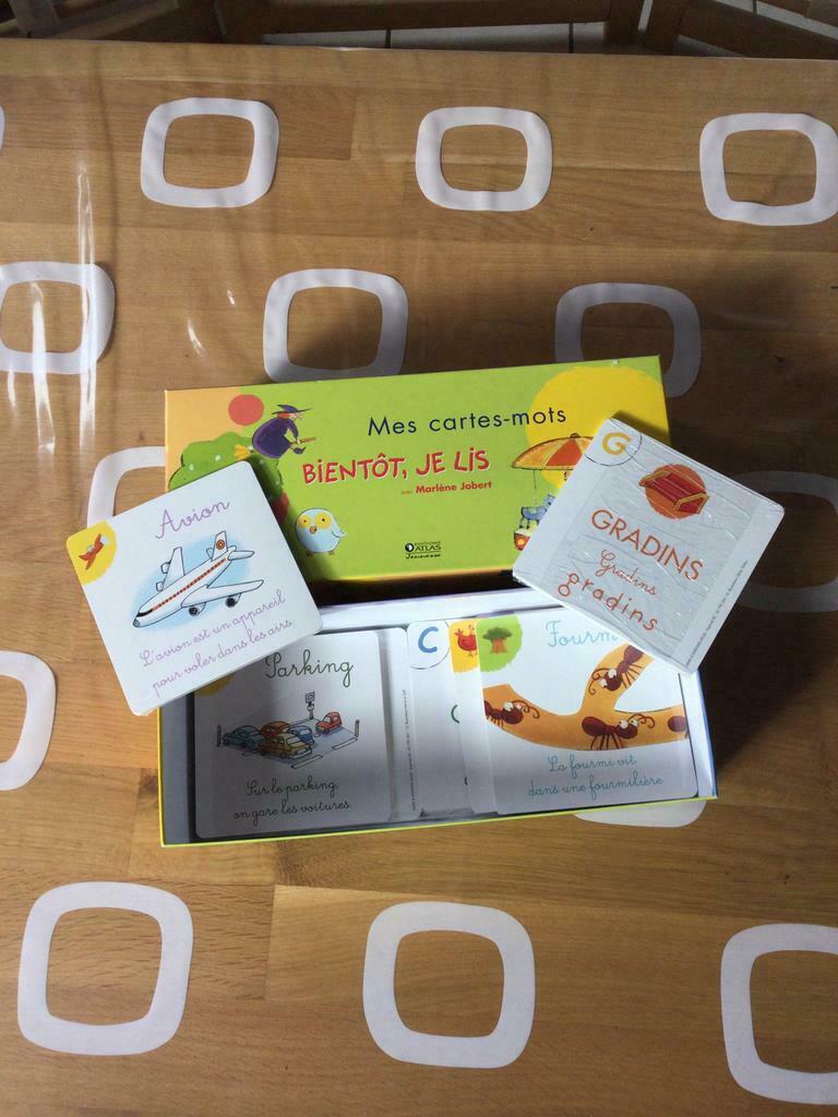 Jeu carte de mots Marlène Jobert édition Atlas, Livres, Neuf, Garçon ou Fille, 4 ans