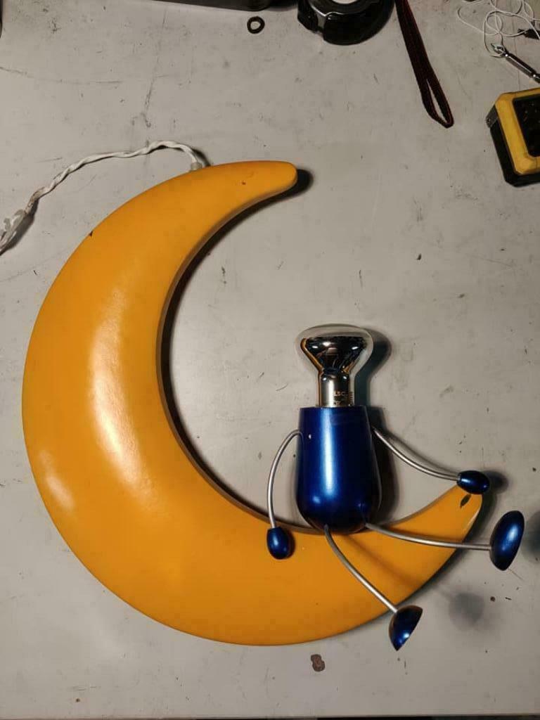 Plafondlamp maan voor kinder slaapkamer, Huis en Inrichting, Lampen | Hanglampen, Ophalen, Gebruikt