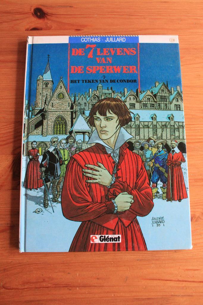 De zeven levens van Sperwer                   HC, Gelezen, Cothias- Juillard, Eén stripboek, Ophalen of Verzenden