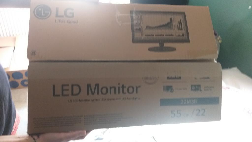 LG LED Monitor full HD, Ophalen, HD, LED