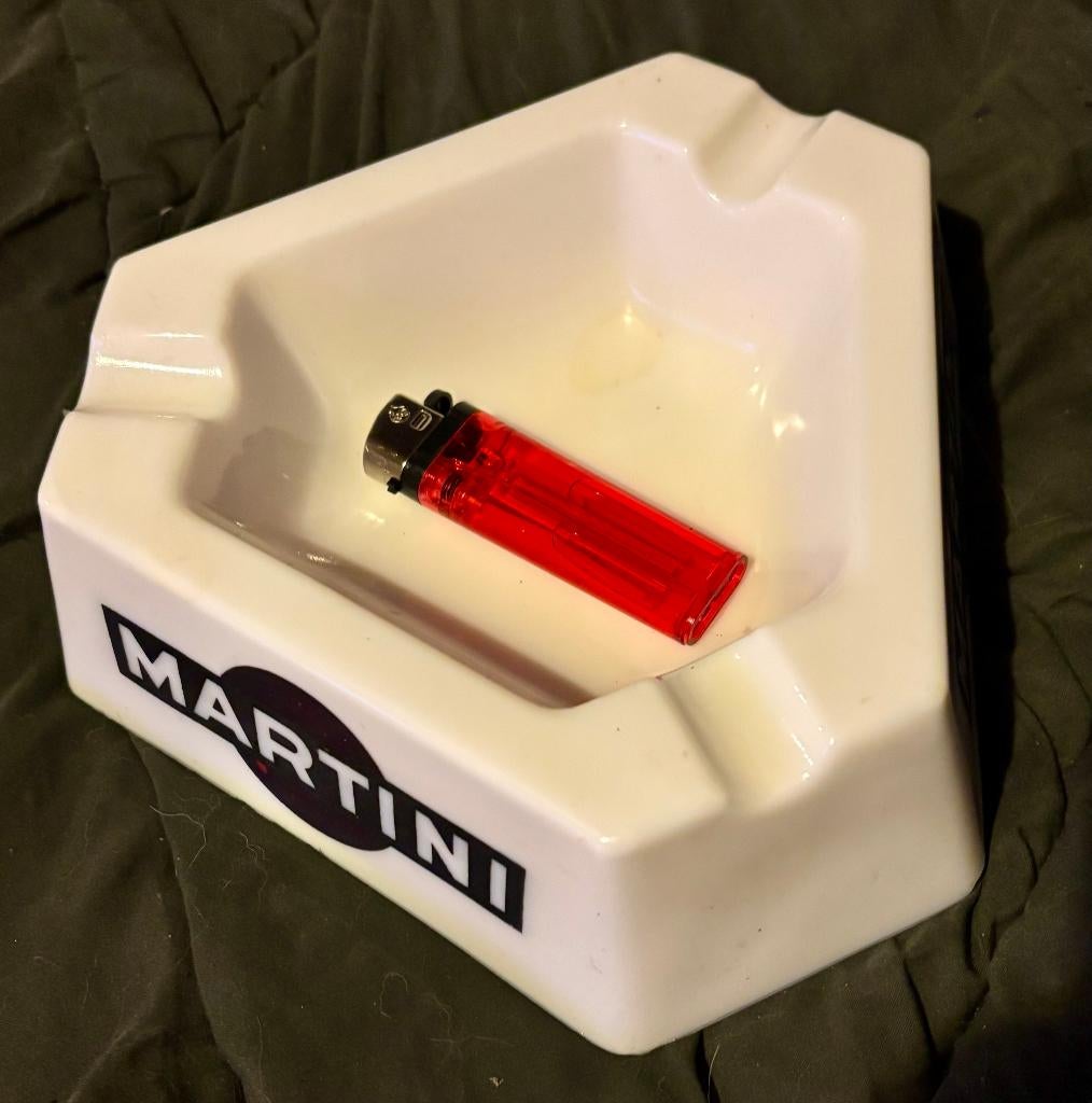 Martini-asbak, Verzamelen, Ophalen of Verzenden, Zo goed als nieuw, Asbak